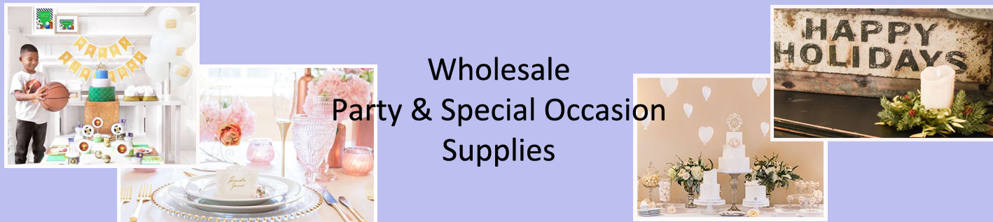Wholesale Party Supplies, Wholesale Wedding Supplies, Holiday ...